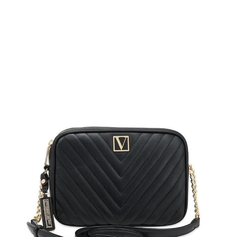 Victoria Secret Crossbody Camera Bag Black