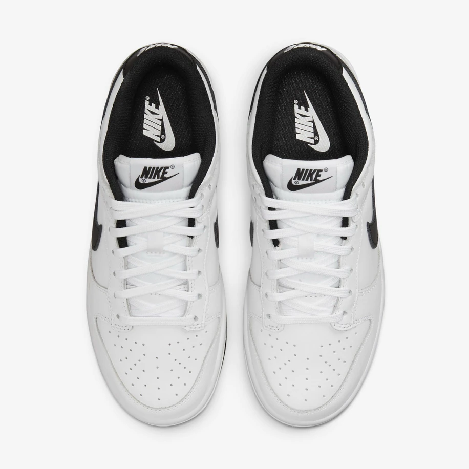 Nike SB Dunk Low White Black görsel 3