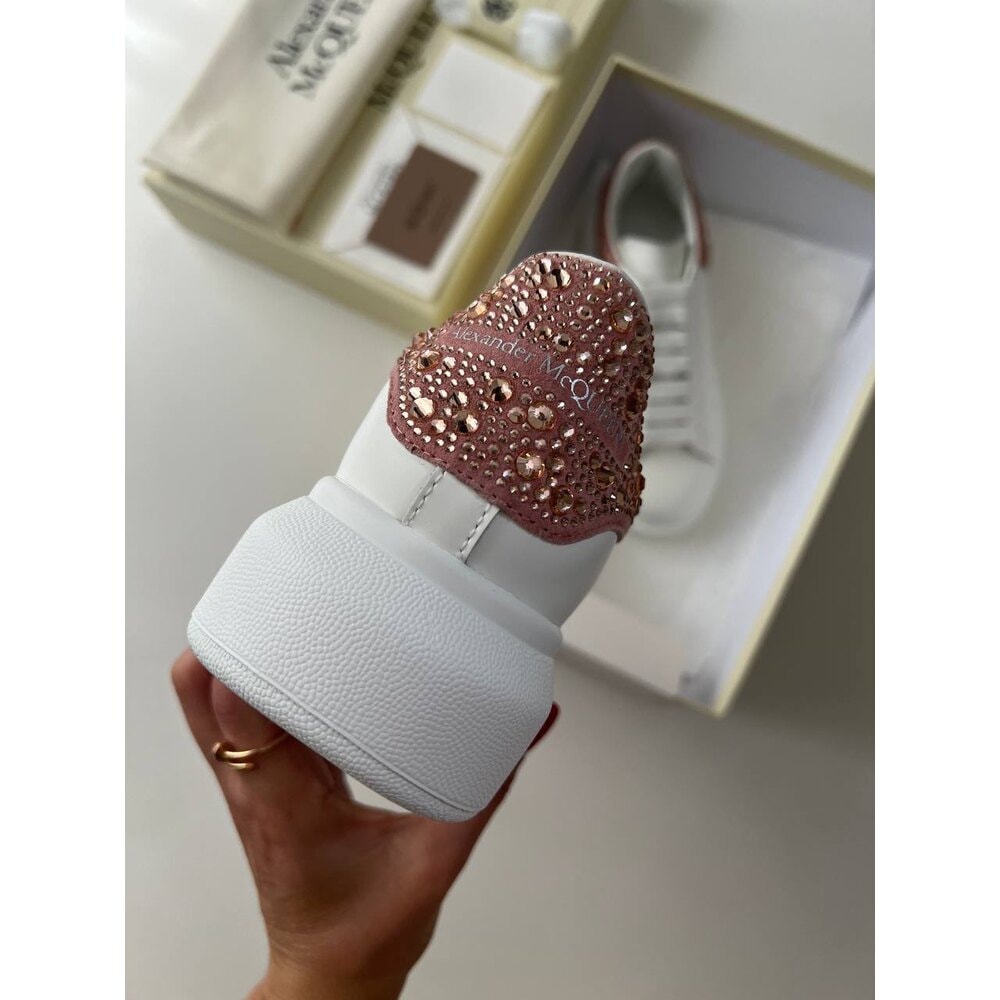 Alexander McQueen Siyah Beyaz Cyristal görsel 4