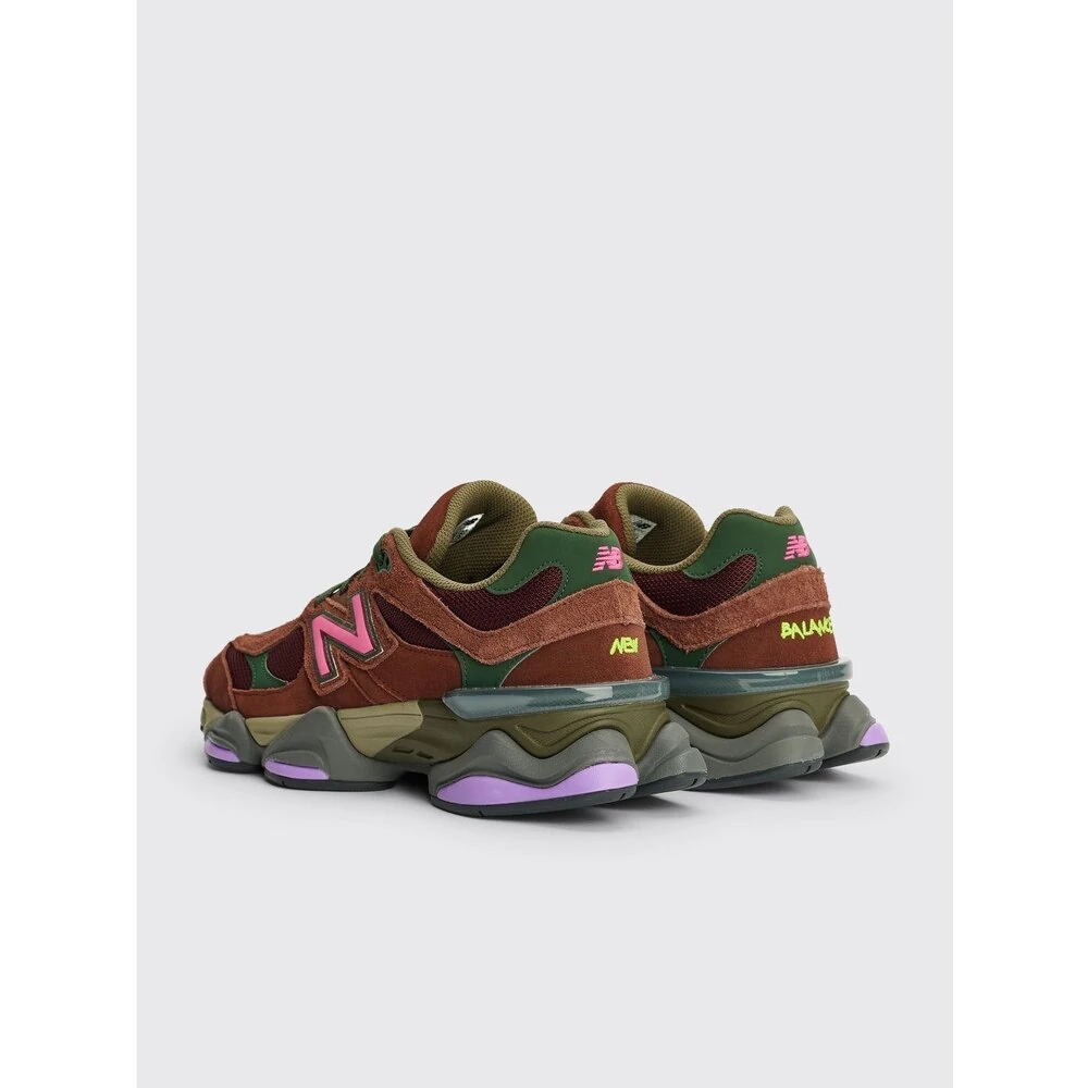 New Balance 9060 Rich Oak Burgundy görsel 3