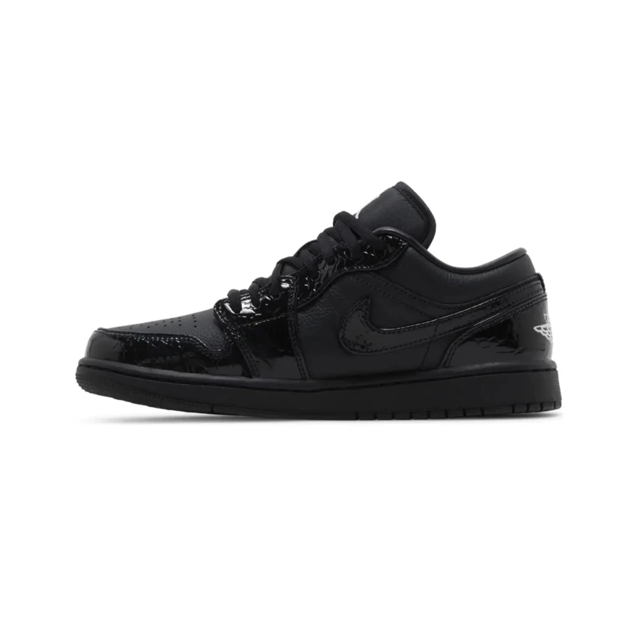 Jordan 1 Low SE Patent Elephant Black görsel 2