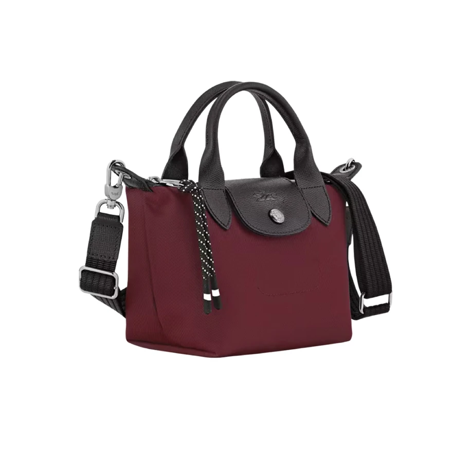 Longchamp Le Pliage Energy Bordeaux S görsel 3