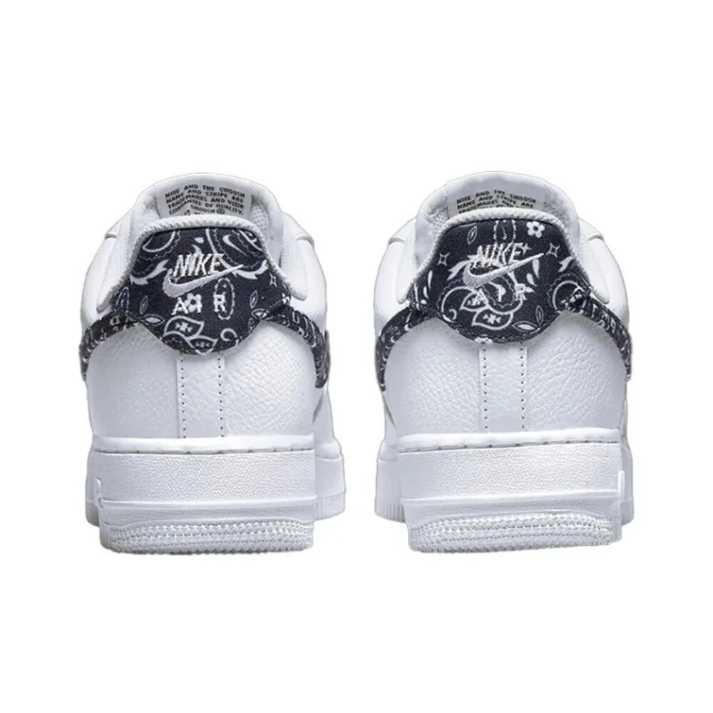 Nike Air Force 1 Low '07 Essential White Black Paisley görsel 3