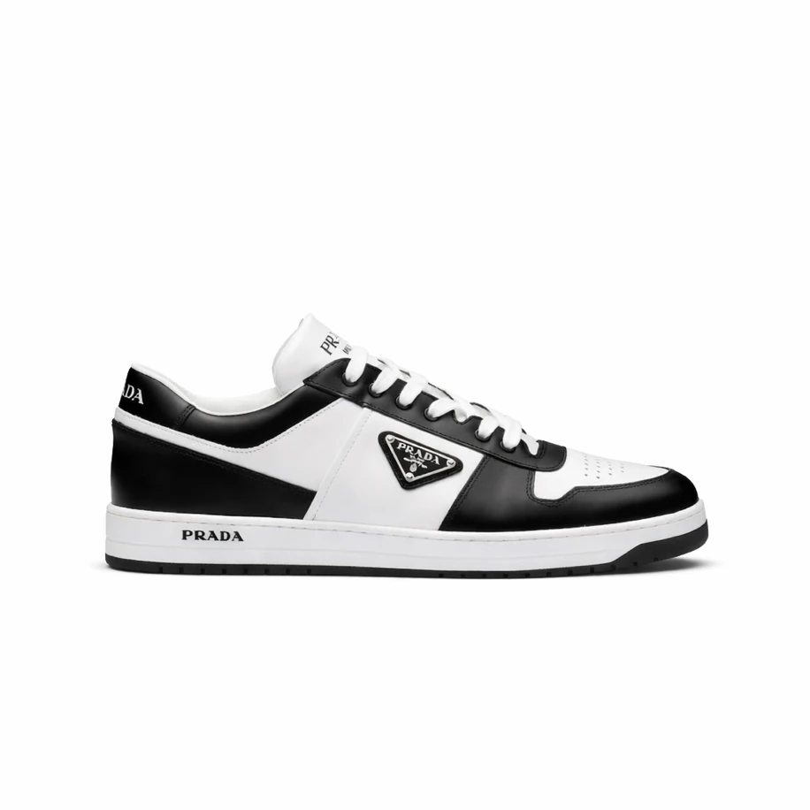 Prada Downtown Leather Sneakers