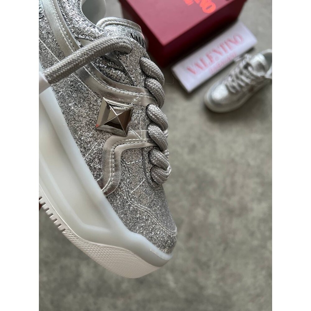 Valentino Yüksek Taban Silver VLTN görsel 4