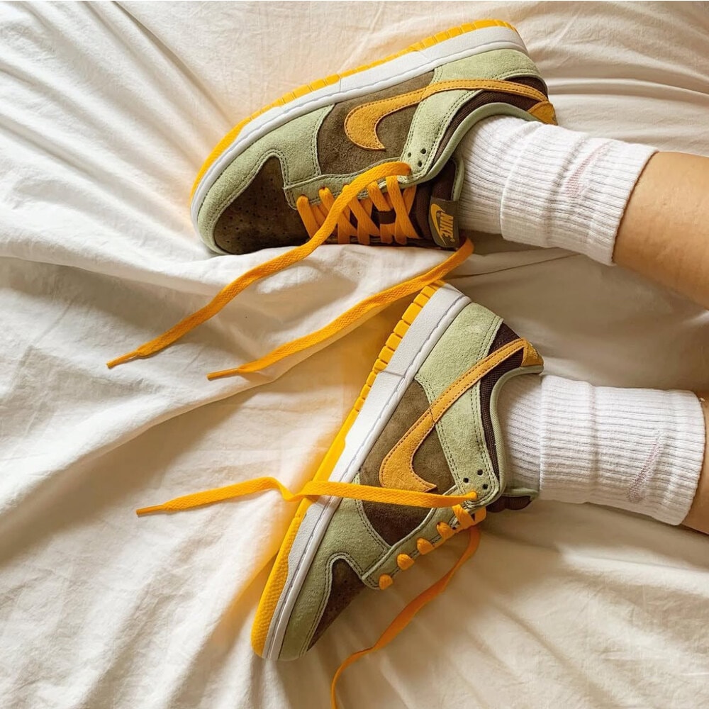 Nike Dunk Low Dusty Olive Unisex görsel 4