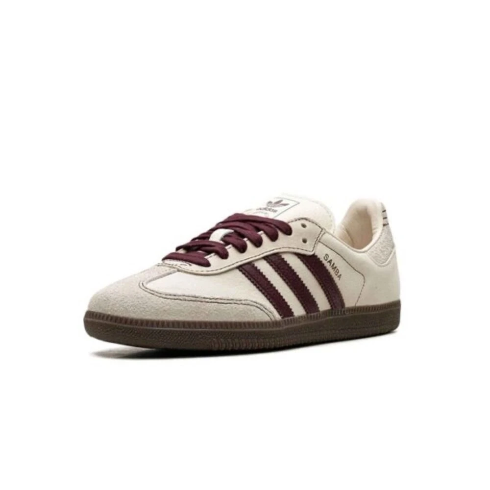 Adidas Samba OG Wonder White Maroon görsel 4