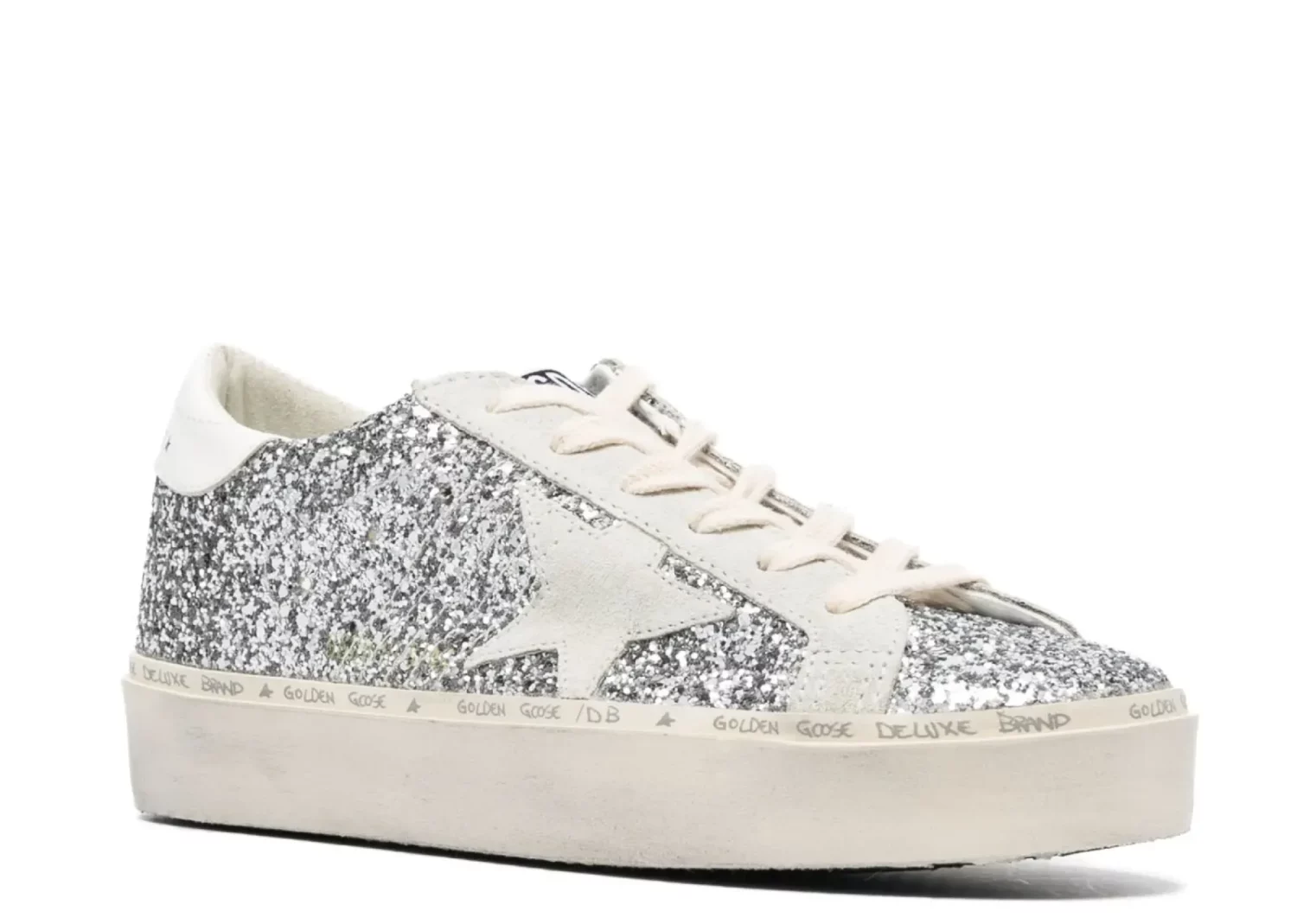 Golden Goose Hi-Star Silver Glitter görsel 2