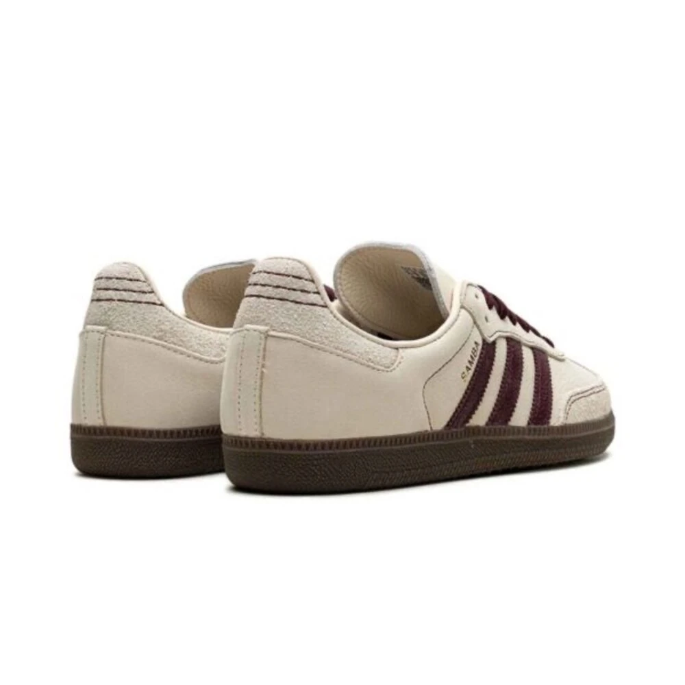 Adidas Samba OG Wonder White Maroon görsel 3