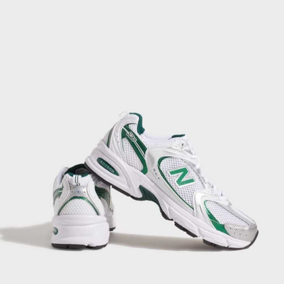 NEW BALANCE 530 WHITE NIGHTWATCH GREEN görsel 2
