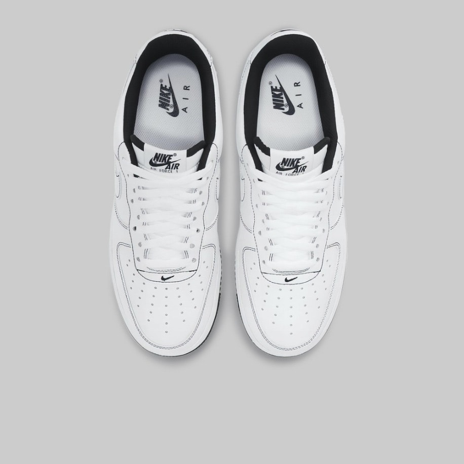 Nike Air Force 1 Low Stitch Black görsel 3