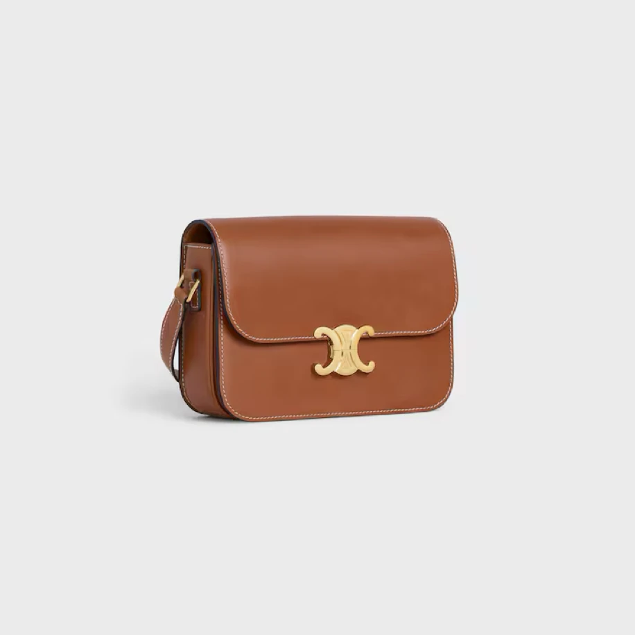 Celine Triomphe Bag Brown görsel 2
