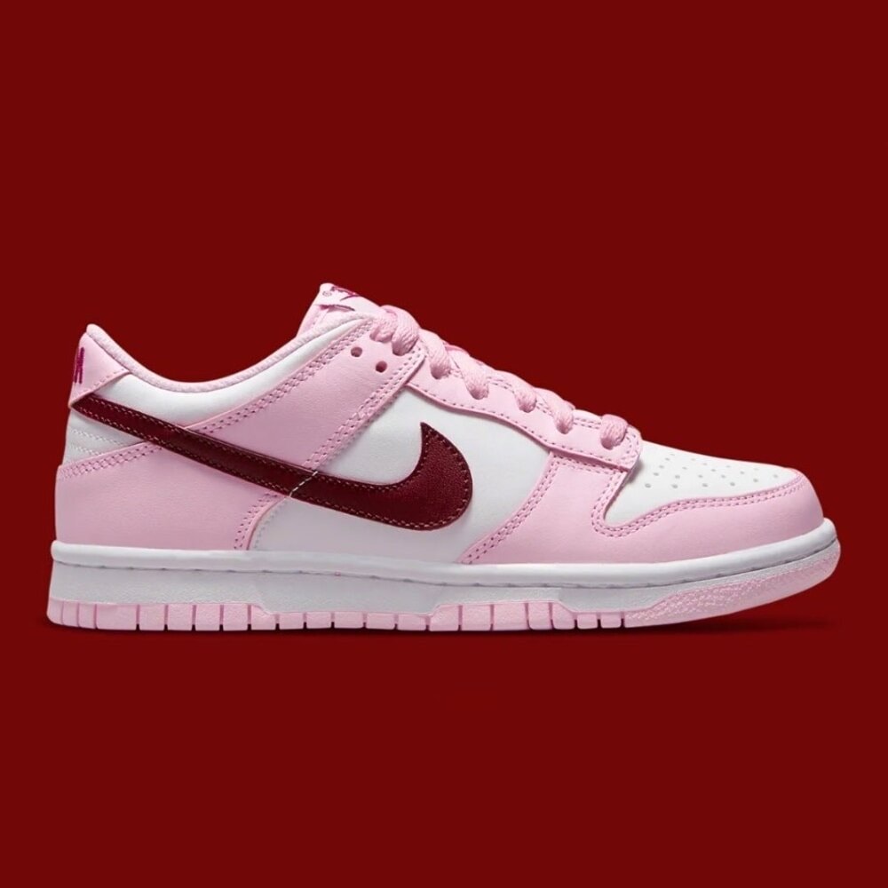 Nike Dunk Low Pink Foam Red White