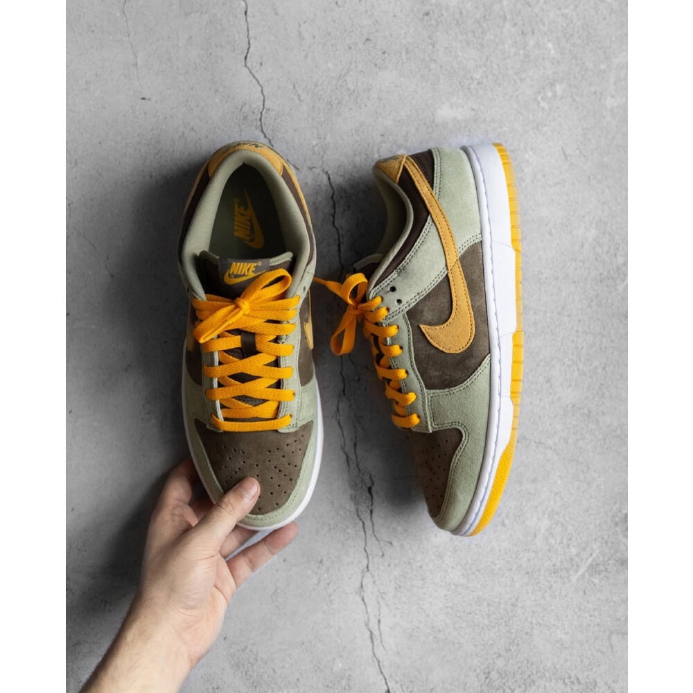 Nike Dunk Low Dusty Olive Unisex görsel 3