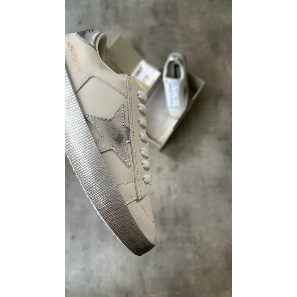 Golden Goose Unisex White Silve görsel 3