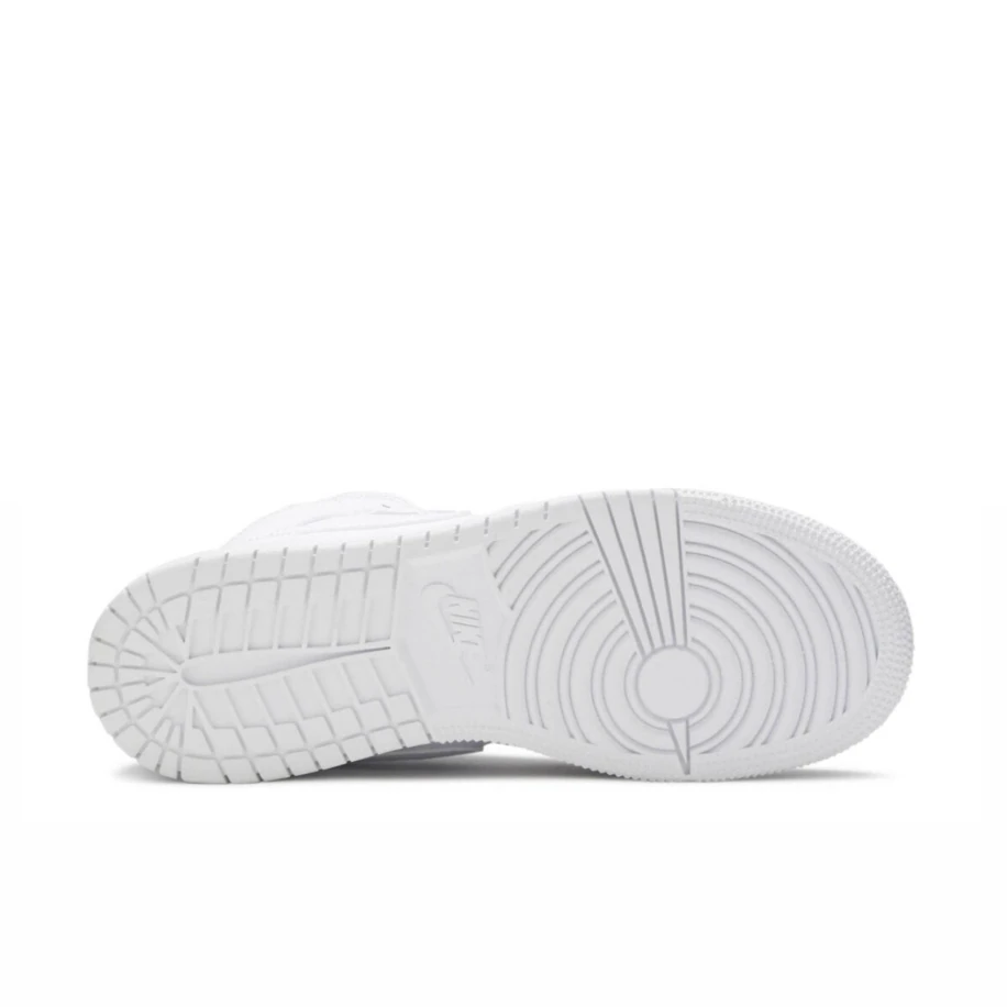 Jordan 1 Mid Triple White görsel 4