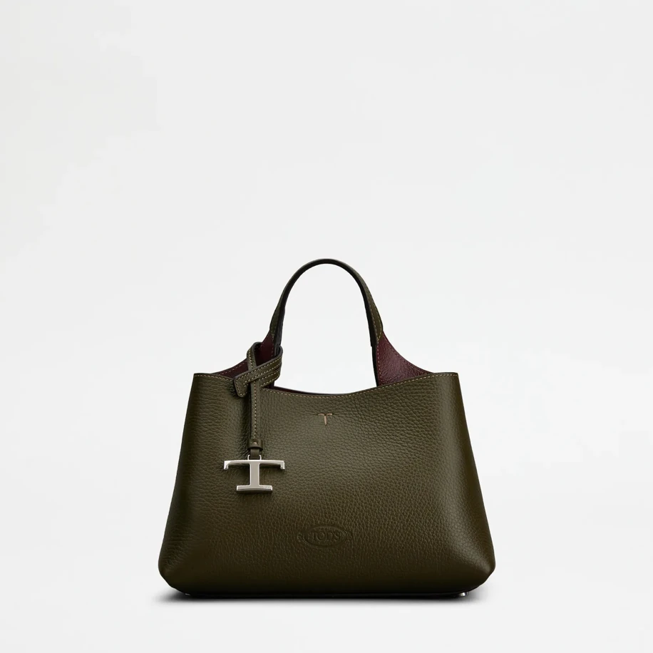 Tod's Bag in Leather Micro Green