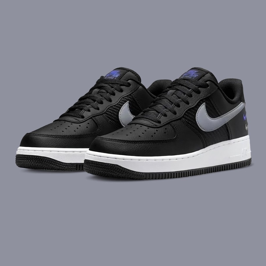 Nike Air Force 1 '07 Triple Swoosh Black görsel 2