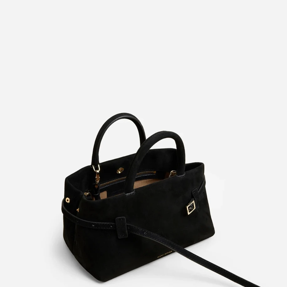 Manu Atelier Le Cambon 25 Black Suede görsel 2