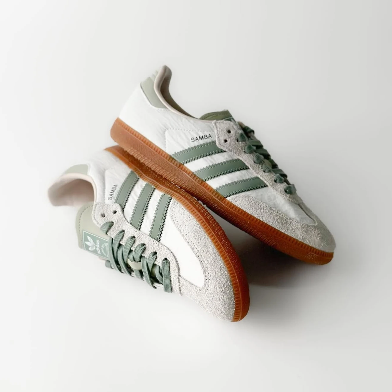 adidas Samba OG Silver Green Putty Mauve görsel 2