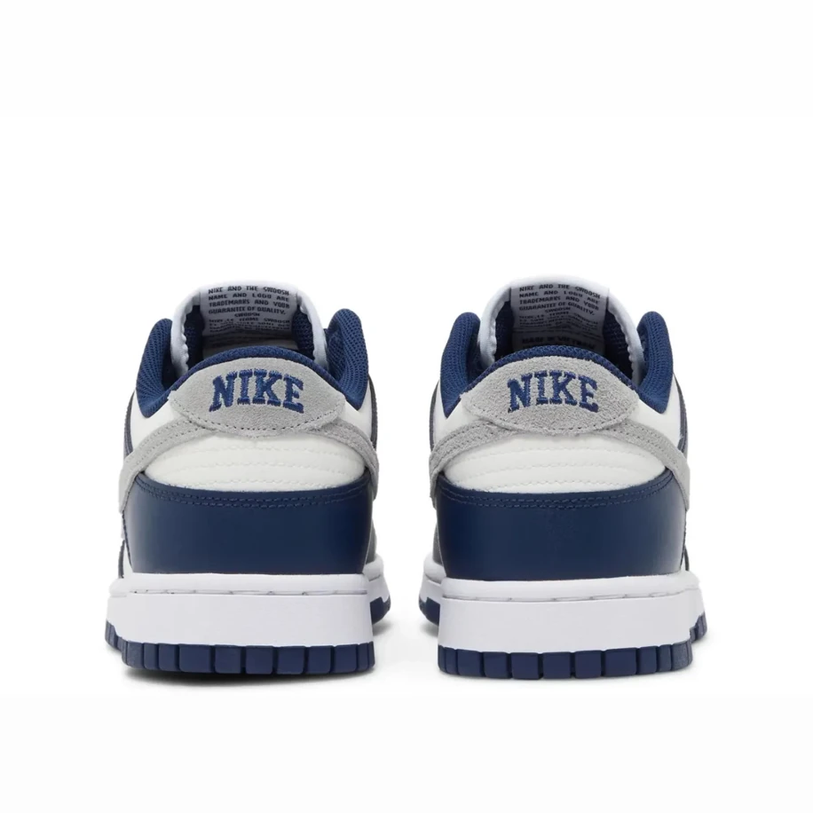 Nike Dunk Low Summit White Midnight Navy görsel 4