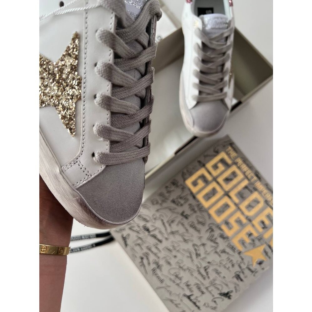 Golden Goose Sim Silver Gold görsel 3