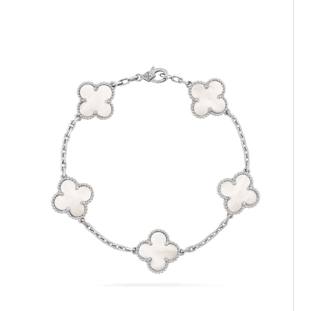 Van Cleef Bileklik Silver-Beyaz