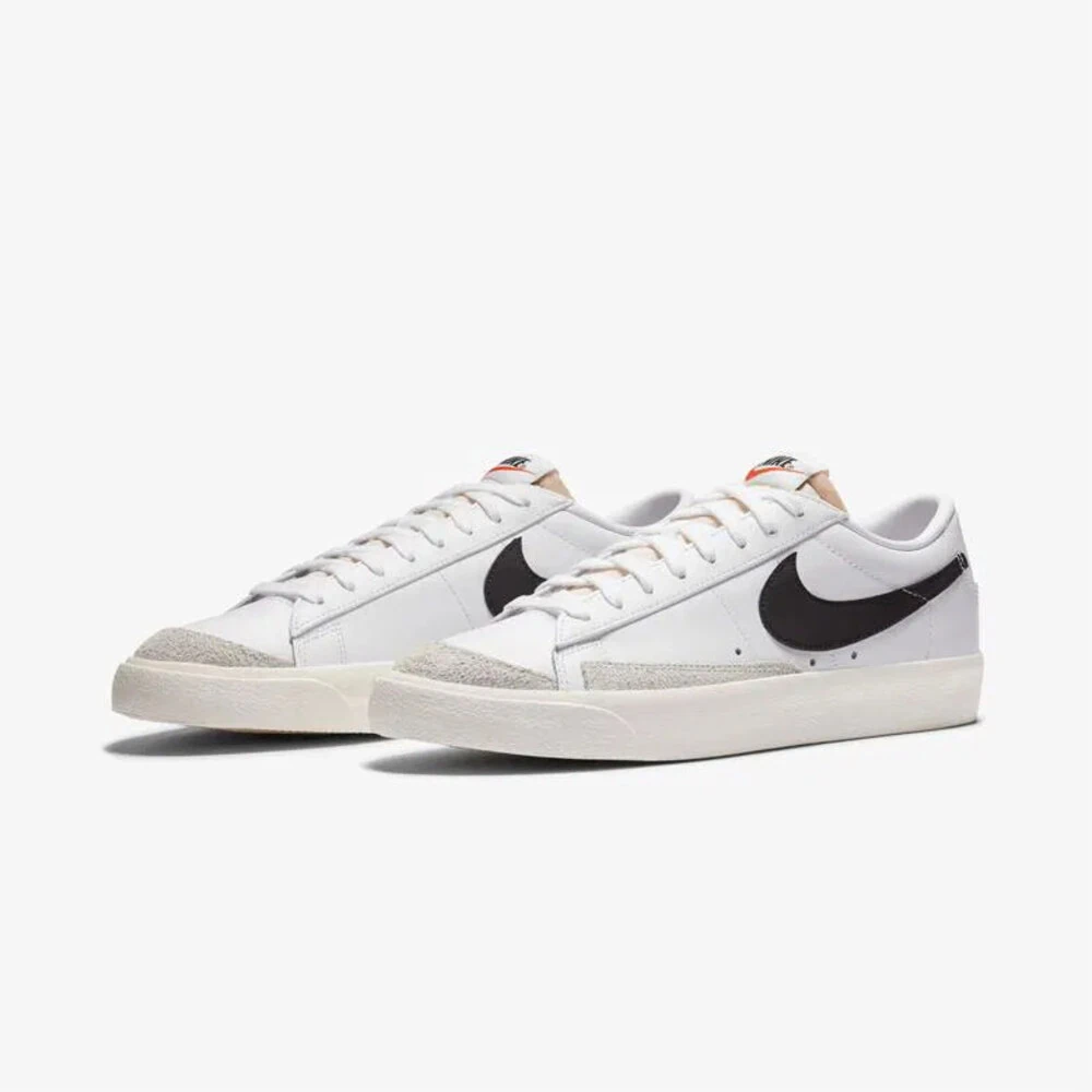 Nike Blazer Low 77 Vintage White Black görsel 2