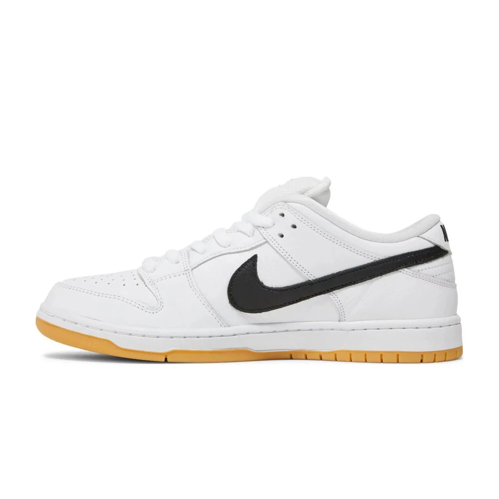 Nike SB Dunk Low Pro White Gum görsel 2