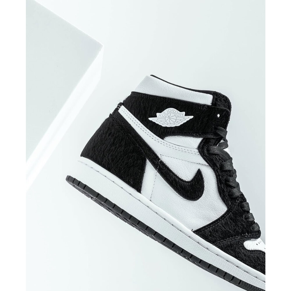 Air Jordan High Panda Twist Tüylü görsel 2