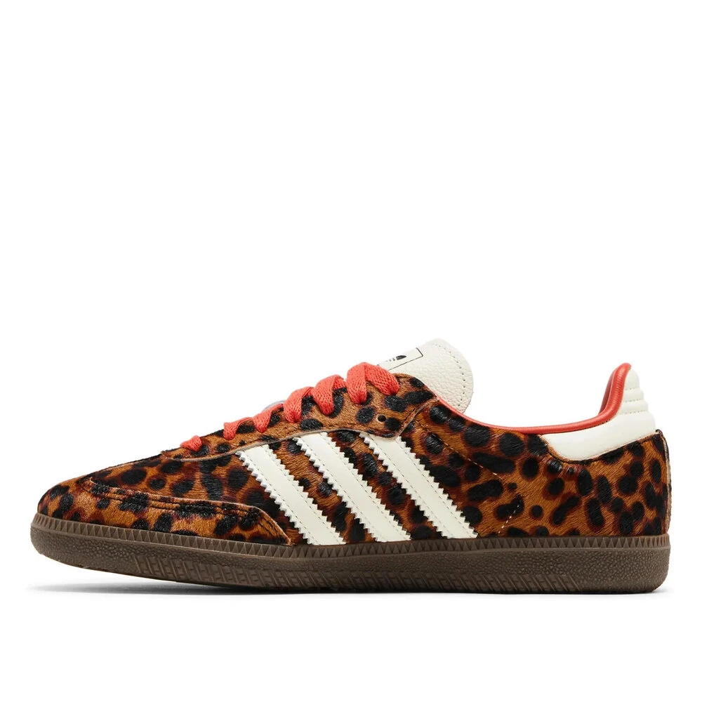 adidas Samba OG Preloved Red Leopard görsel 2