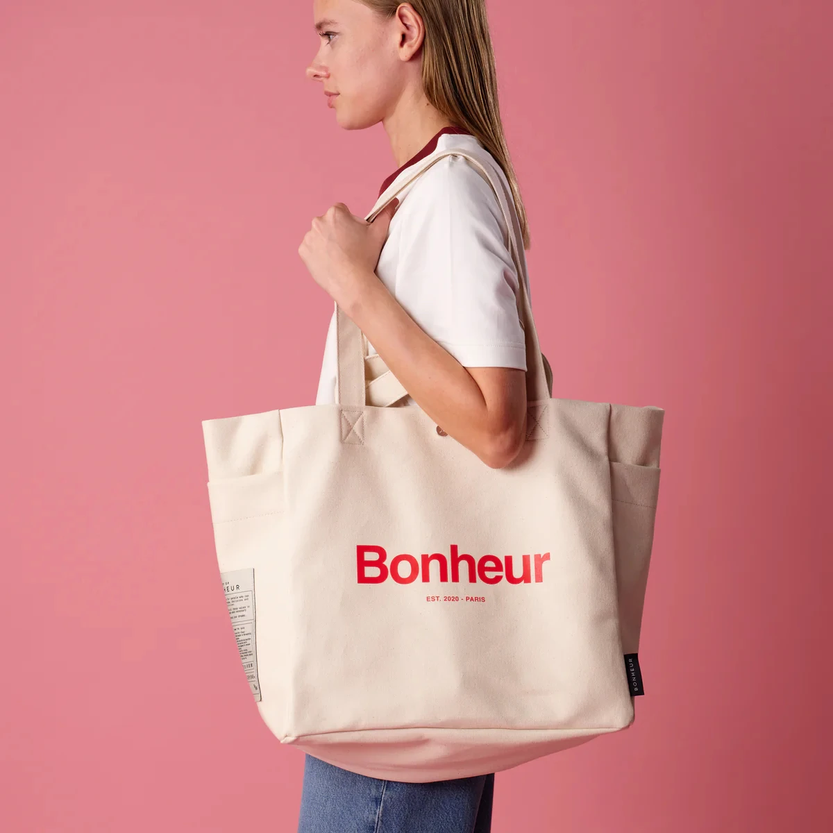 Bonheur Canvas No4 Cloud White görsel 3