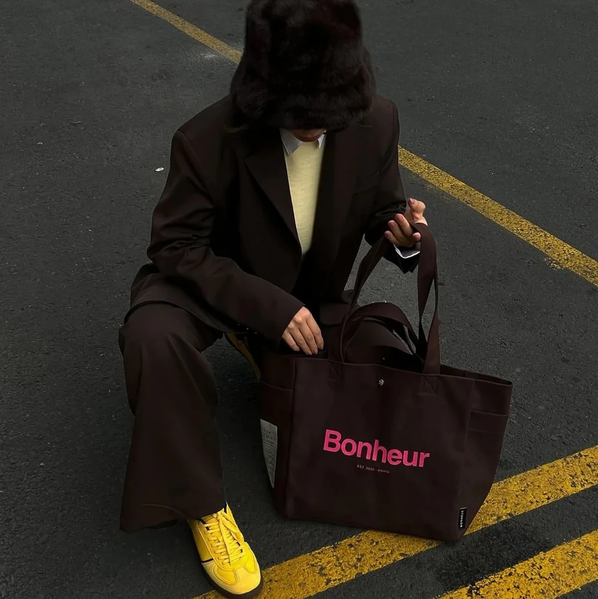 Bonheur Canvas No4 Cherry Brownie görsel 3