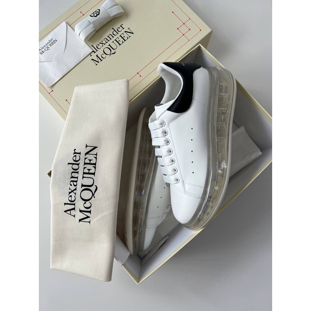 Alexander McQueen Siyah Beyaz Şeffaf görsel 4