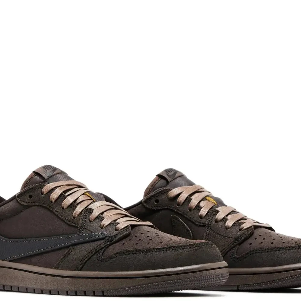 Jordan 1 Retro Low OG SP Travis Scott Velvet Brown görsel 4