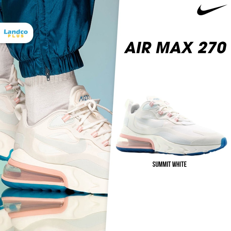 NIKE AIR MAX 270 REACT AMERICAN MODERN SUMMIT WHITE görsel 3