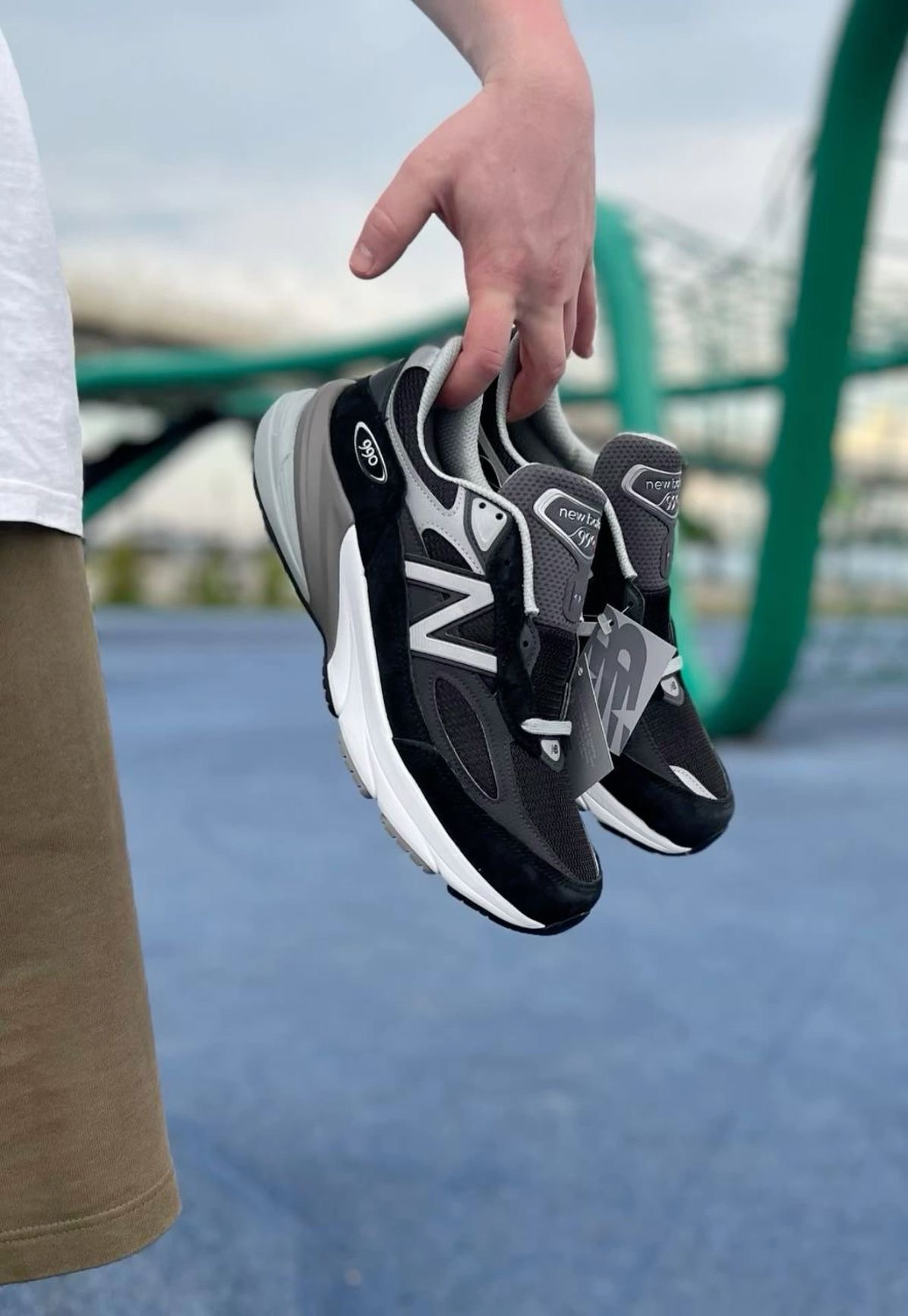 New Balance 990 V6 Black görsel 2