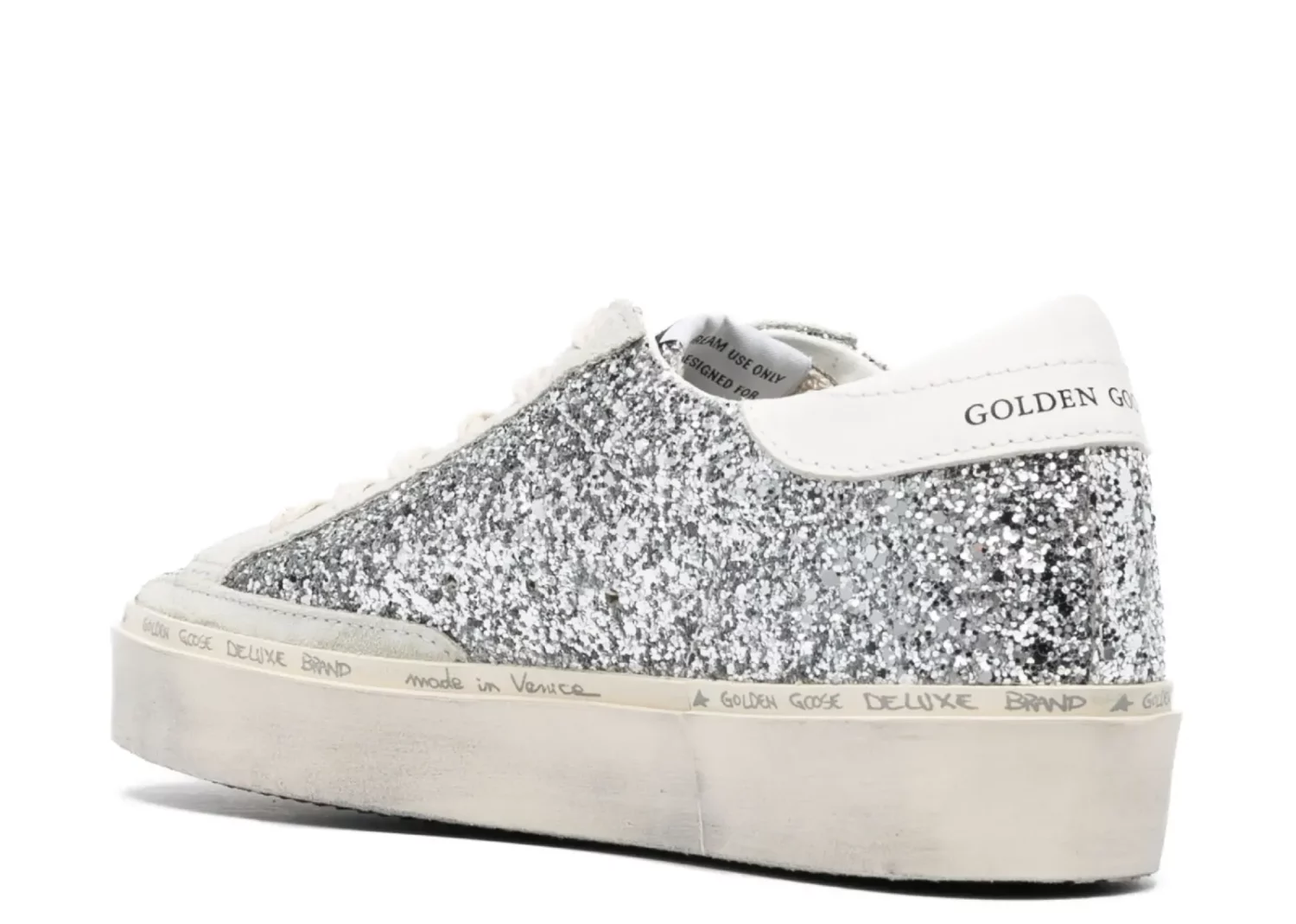 Golden Goose Hi-Star Silver Glitter görsel 3