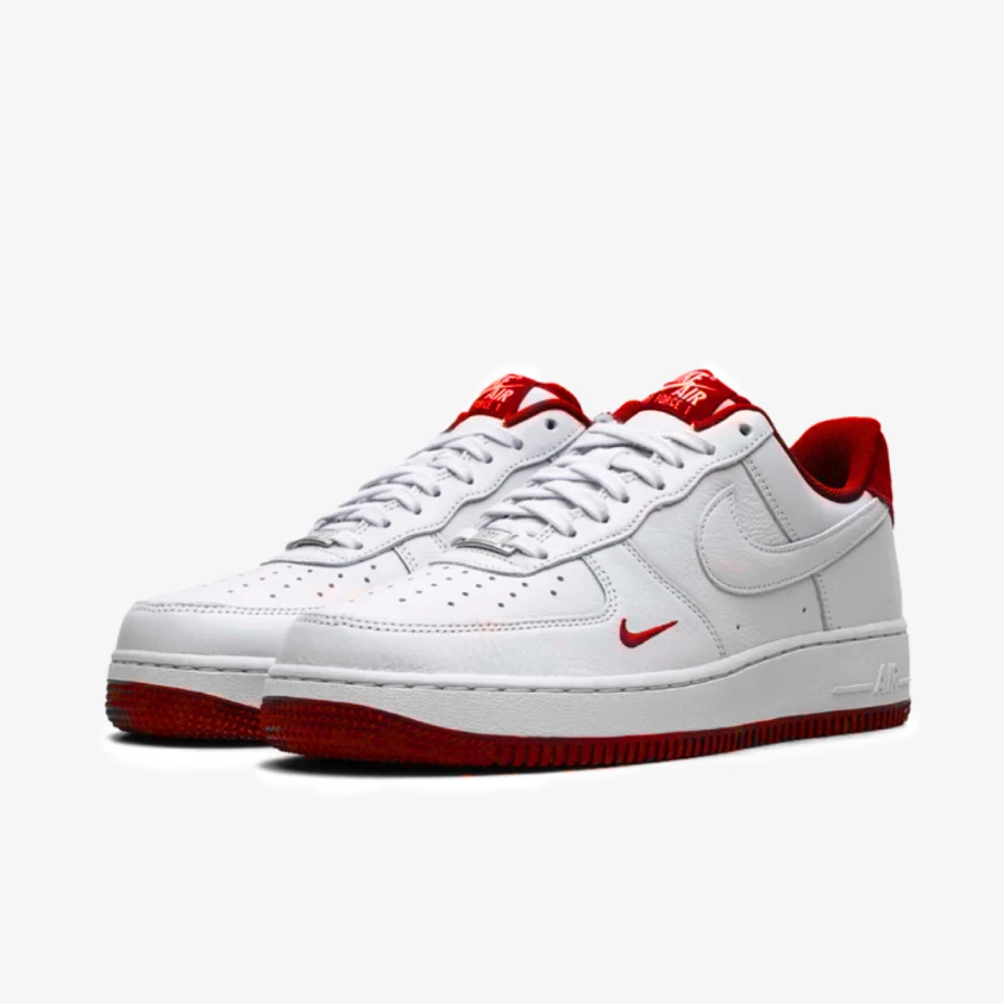 Nike Air Force 1 '07 LV8 'Mini Swoosh Pack - White Team Red' görsel 2