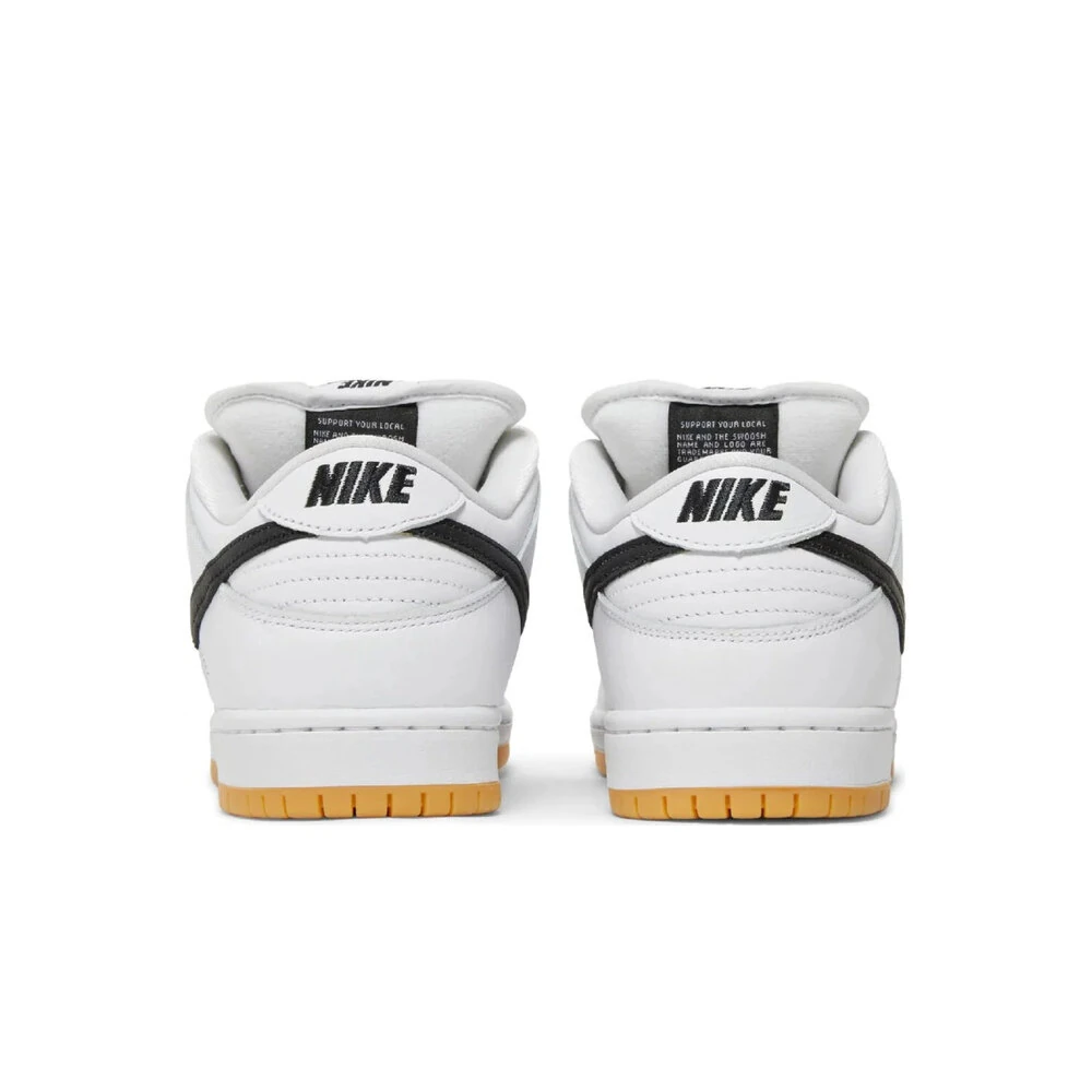 Nike SB Dunk Low Pro White Gum görsel 3