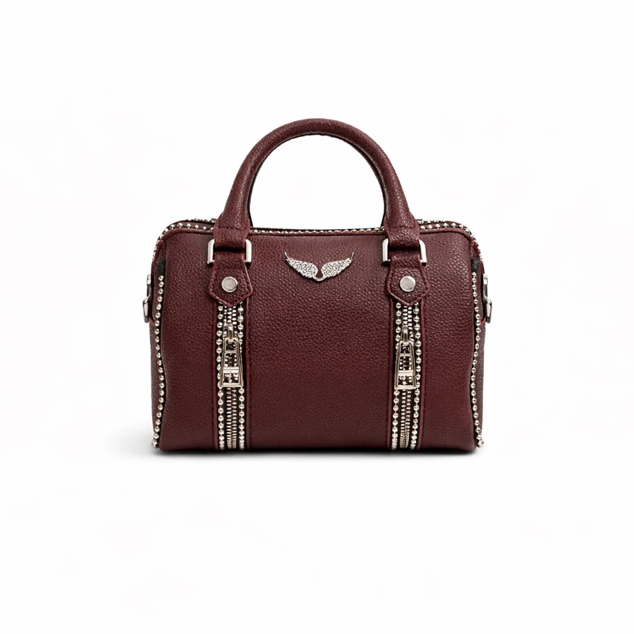 Zadig & Voltaire XS Sunny Studs Bag Bordeaux