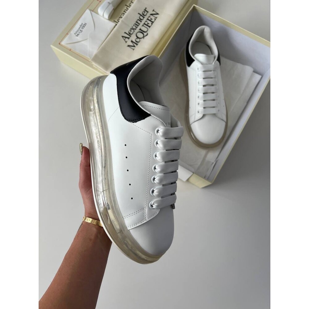 Alexander McQueen Siyah Beyaz Şeffaf görsel 3