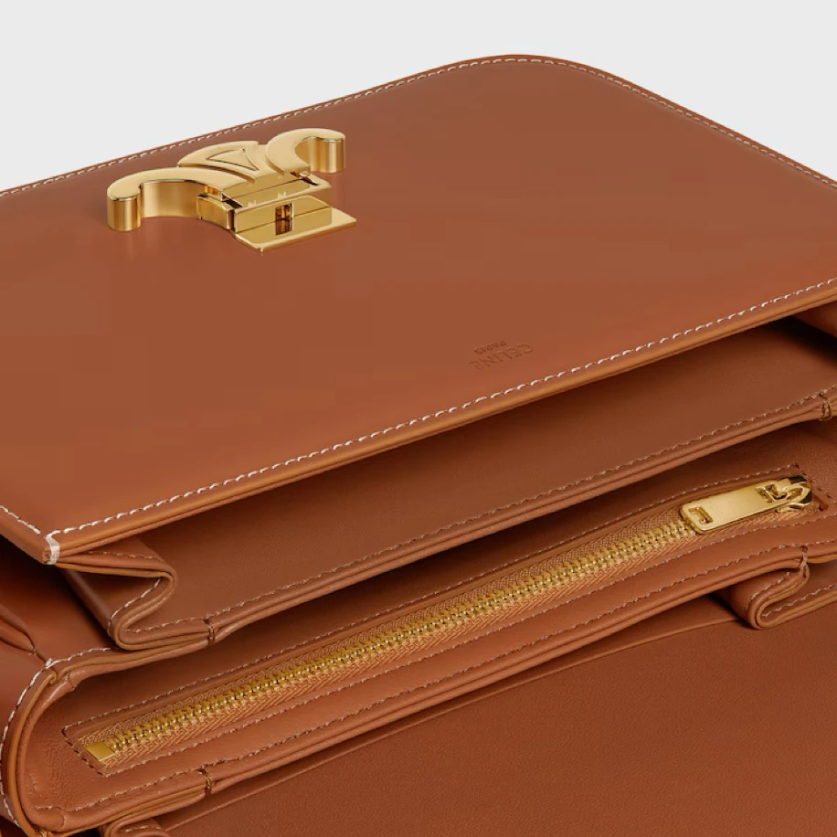Celine Triomphe Bag Brown görsel 4