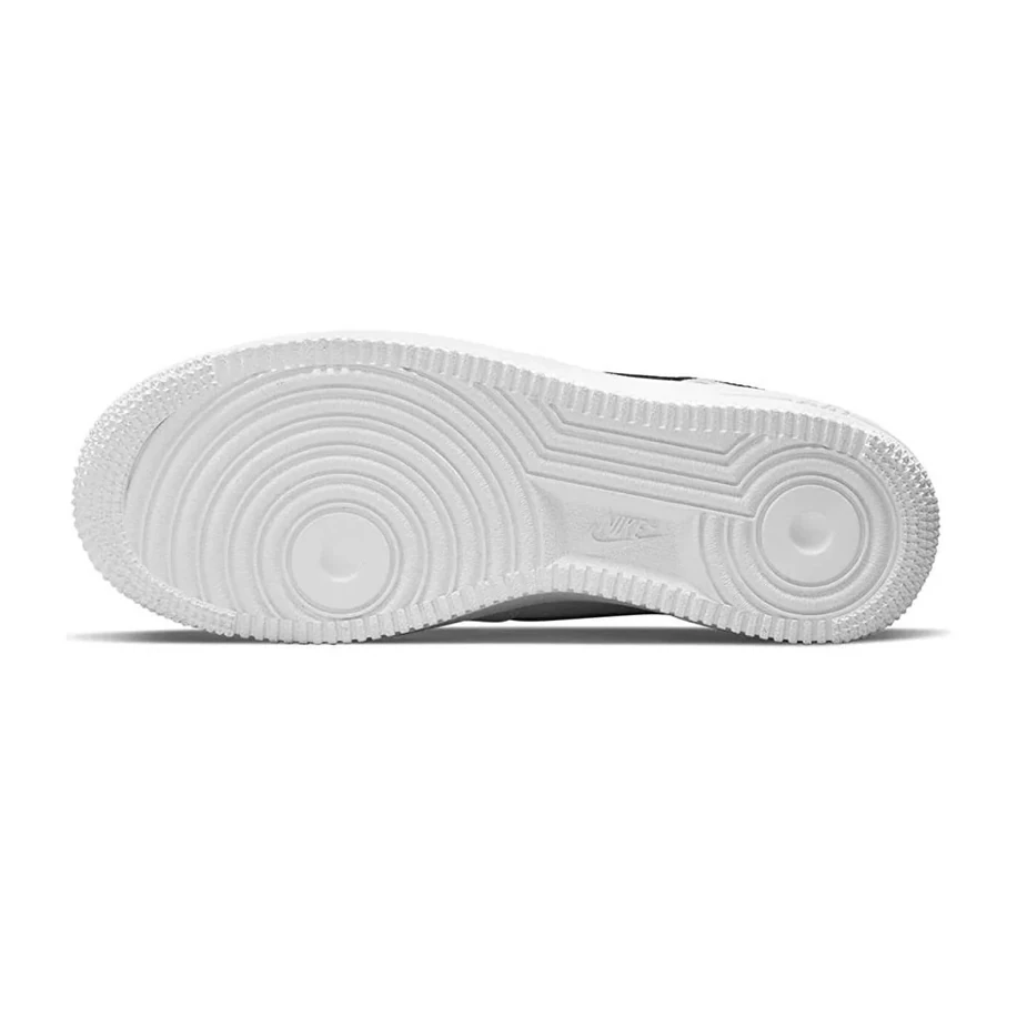 Nike Air Force 1 Low '07 Essential White Black Gold Mini Swoosh görsel 5