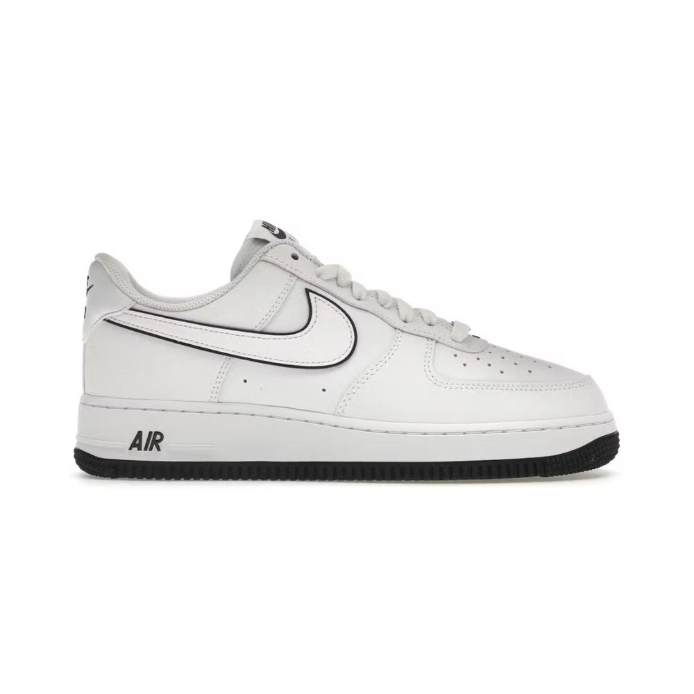 Nike Air Force 1 '07 Low White Black Outline Swoosh