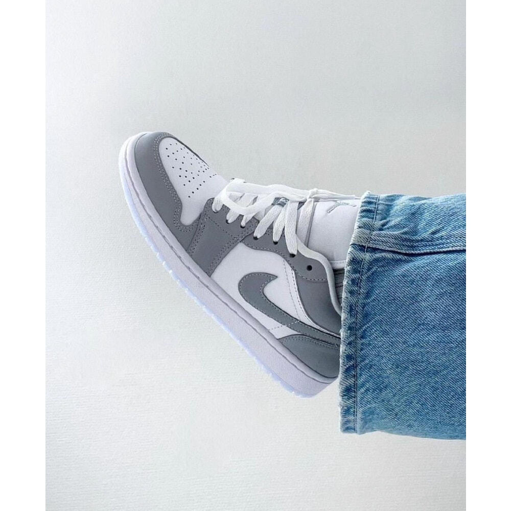 Nike Grey Jordan Low görsel 5