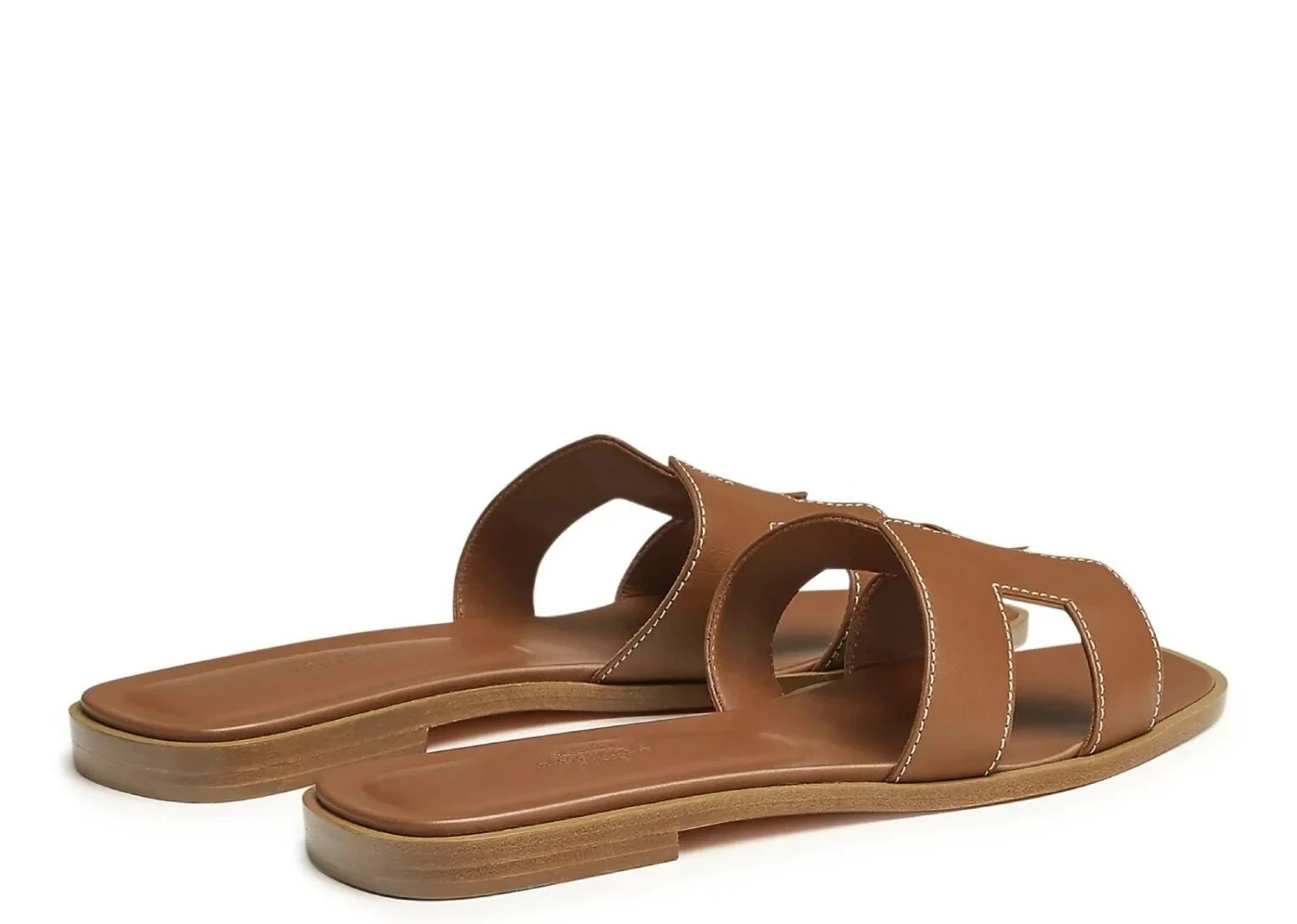 Hermes Oran Sandal Gold Box Calfskin Leather görsel 3