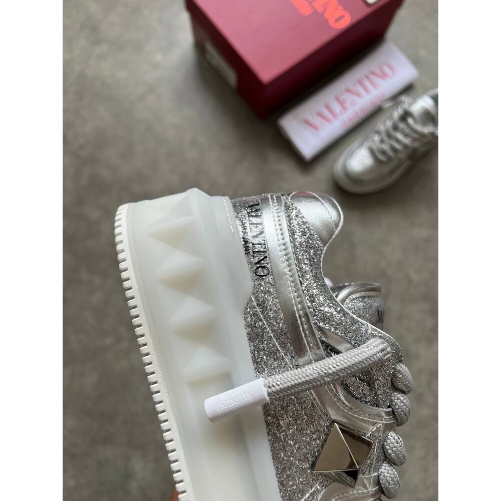 Valentino Yüksek Taban Silver VLTN görsel 3