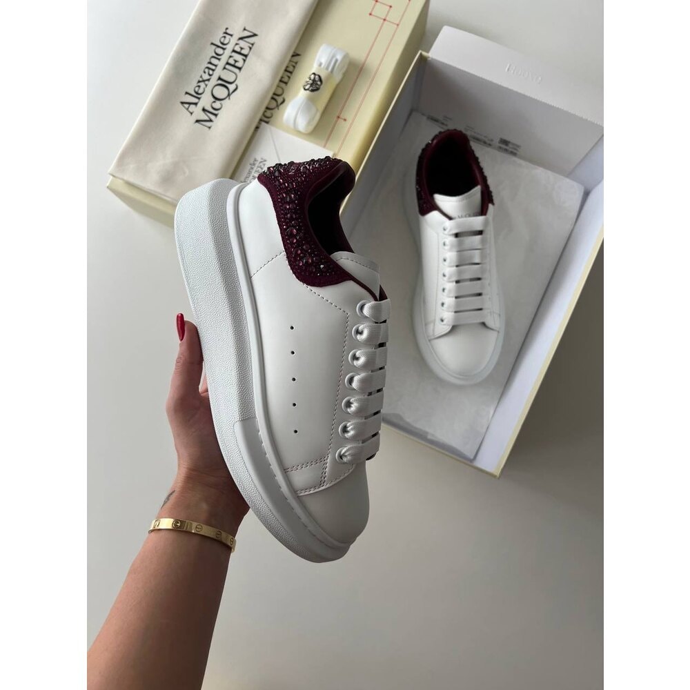 Alexander McQueen Bordo Cyristal görsel 2