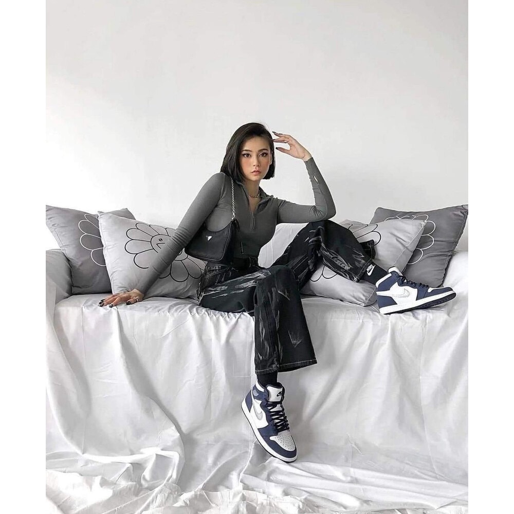 Nike Air JORDAN 1 RETRO HIGH COJP MIDNIGT NAVY görsel 3